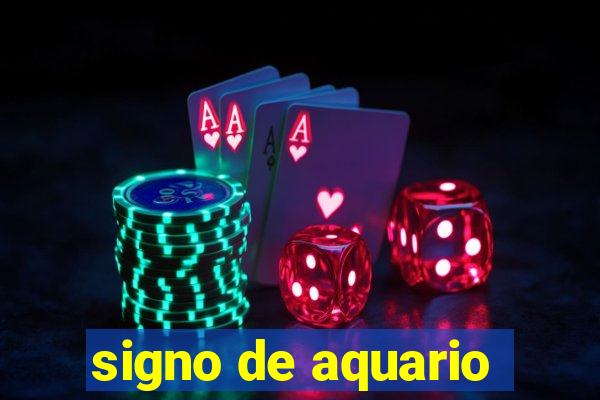 signo de aquario